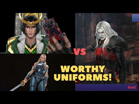 LOKI T3 & VALKYRIE BRUNNHILDE FIRST LOOK! KNULL GAMEPLAY - Marvel Future Fight APK