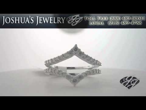 Diamond Solitaire Enhancer 14k White Gold 0.47 cts. GD-46753