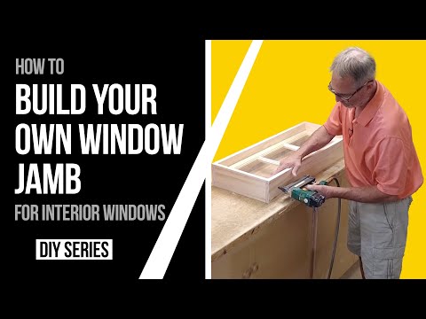 Build Your Own Window Jamb for a Transom