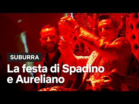 Spadino balla Splendido Splendente alla festa con Aureliano in Suburra | Netflix Italia