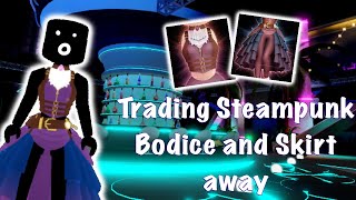 Trading Steampunk Bodice and Skirt away😱 ROYALE HIGH🏰