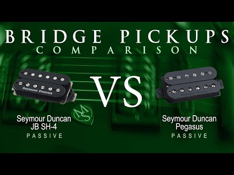 Seymour Duncan JB SH-4 vs PEGASUS - Passive Bridge Pickup Guitar Tone Comparison Demo