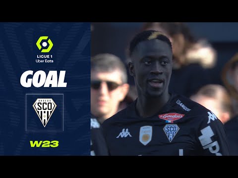 Goal Rayan RAVELOSON (2' csc - SCO) ANGERS SCO - AJ AUXERRE (1-1) 22/23