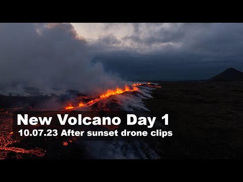 Incredible Drone Footage of a Volcano in Iceland