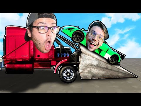 FACCIO VOLARE I MIEI AMICI A 9999999 METRI! - GTA 5 GARE