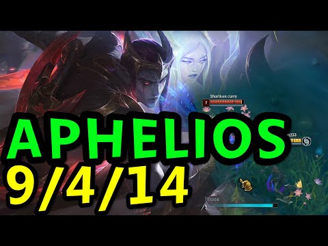 APHELIOS VS MISS FORTUNE 9/4/14KDA | League of Legends