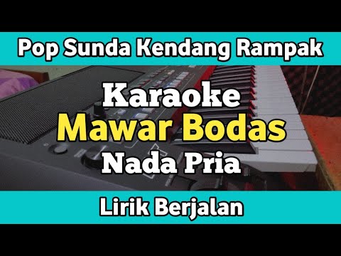 Karaoke Mawar Bodas Kendang Rampak Bajidor Nada Cowok