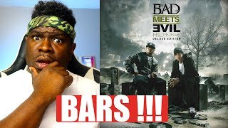 FIRST TIME HEARING - Bad Meets Evil Ft Slaughterhouse - Loud Noises - REACTION