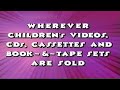 Sesame Street 123 Count With Me Promo VHS Only From Sony Wonder Original Song Source