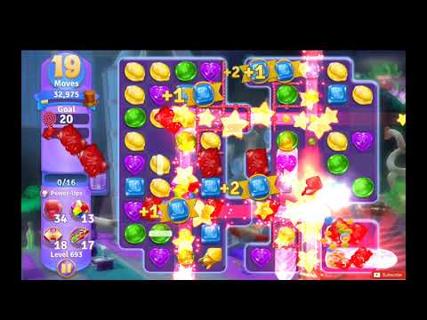Wonka's World of Candy Level 693 NO BOOSTERS - A S GAMING ✔