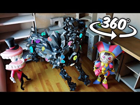 360º The Amazing Digital Circus Breaks Into Your House - Pomni and Caine