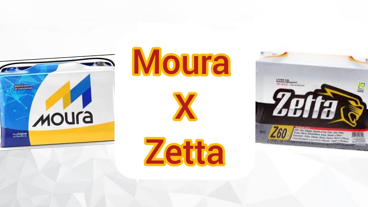 Diferença da bateria Moura pra zetta