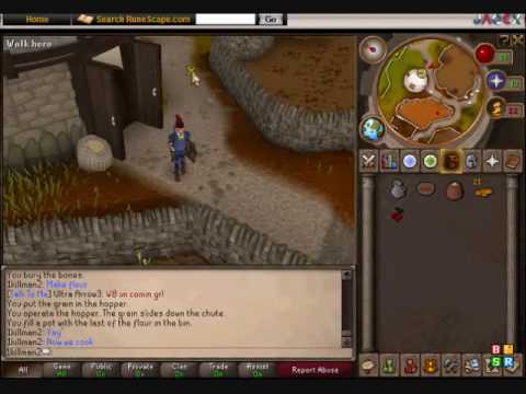 Runescape Tutorials: How to Cook Redberrie Pie [HD]