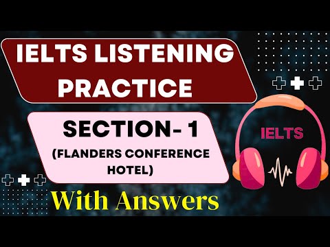Listening Practice Test (Section-1, Flanders Conference Hotel)