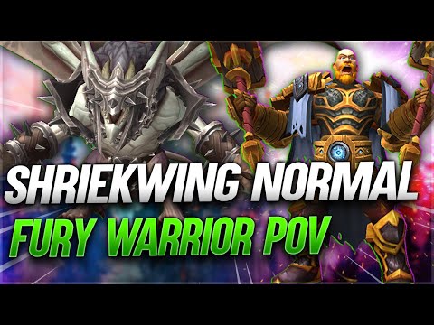 Fury Warrior Shadowlands PoV - Castle Nathria Raid Shriekwing Normal
