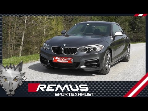 BMW M235i with REMUS sport exhaust system
