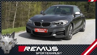 Video: Remus Komplettanlage ab Kat für den BMW 2er M235i