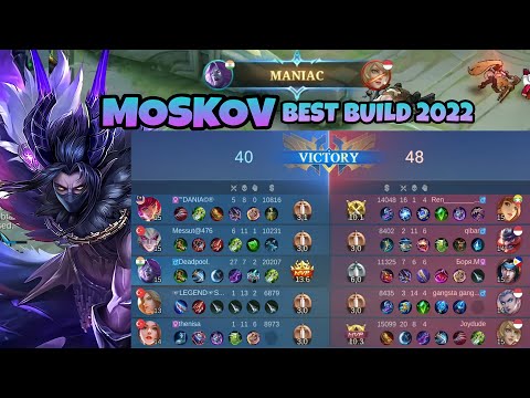 Impossible Comeback!! Moskov Best Build 2022 | MLBB