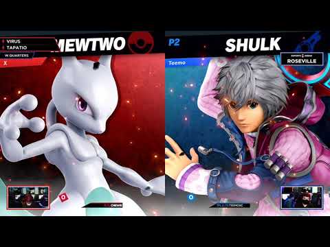 Chewie (Mewtwo) vs TeemoXC (Shulk) - ESA Roseville Monthly Winners Quarter Finals