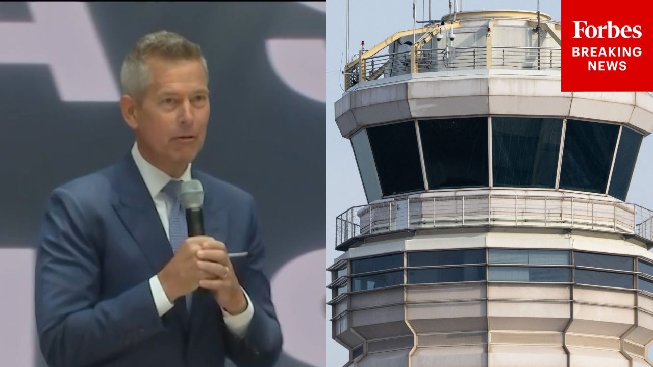 Transportation Secretary Sean Duffy Holds Press Briefing About Air Traffic Control Systems