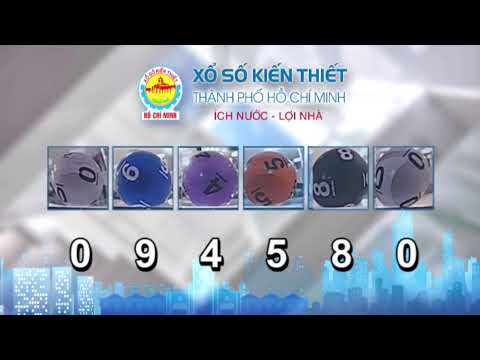 Xổ số kiến thiết TP.HCM || HTV1 ||06/6/2026