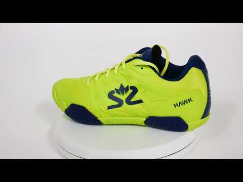 Salming Hawk 2 Shoe Men Fluo Green Navy