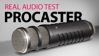 Rode Procaster, A Closet, and Focusrite Scarlett Solo  Test / Review