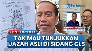 Jokowi Tak Mau Tunjukkan Ijazah di Sidang CLS Solo, Kuasa Hukum Sebut Bukan Perbuatan Melawan Hukum