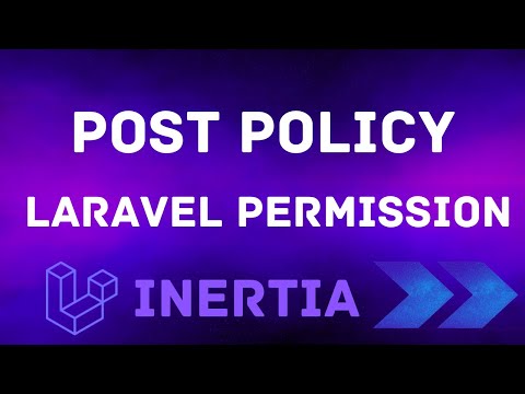 Laravel Permission with Inertia Set up the Project