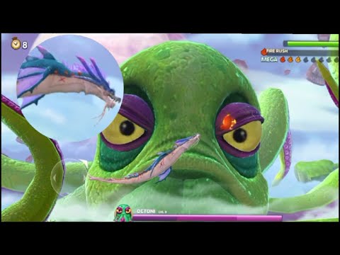 Poseidran Aqua Dragon Vs Giant Octopus OCTONI - HUNGRY DRAGON