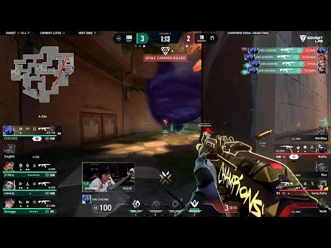 EDG CHICHOO Crazy ACE Against Team Heretics | VCT Champions Seoul 2024 - Grand Final