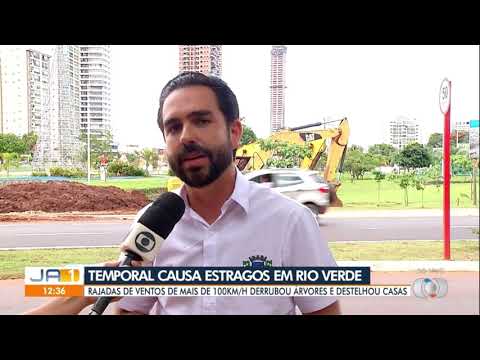 Chuva em Rio Verde - Goías - Prefeito fala dos estragos