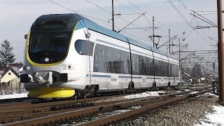preview picture of video 'Odlazak vlakova iz Željezničkog kolodvora Dugo Selo. Trains leaving Dugo Selo Railway Station.'