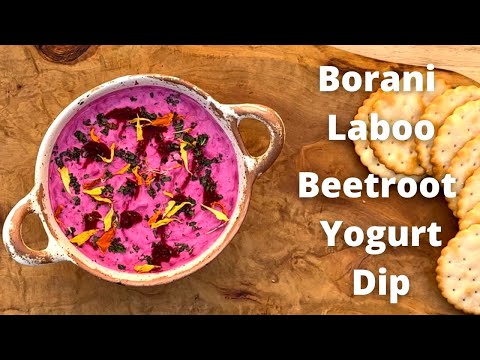 Borani-e Laboo - Persian Beetroot Yogurt Dip