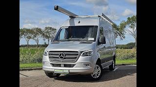 الميكروباصات شاحنة مقفلة Mercedes-Benz SPRINTER 319 L2H2 V6 3.5T-AHG LED Mbux10 360Camera Distronic Bum | صورة 4 - Autoline