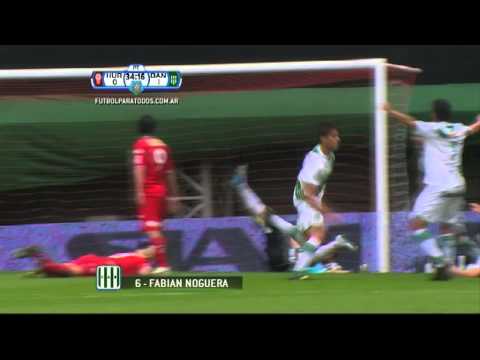 Gol de Noguera. Huracán 0 - Banfield 1. 8vos. Copa Argentina. Fútbol Para Todos