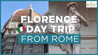 Florence Italy Day Trip from Rome! | Florence in One Day Italy Travel Vlog | Frolic & Courage