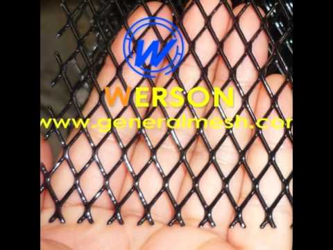 China generalmesh Small Diamond Universal Aluminum Grill Mesh，Hexagon Universal Aluminum Grill Mesh