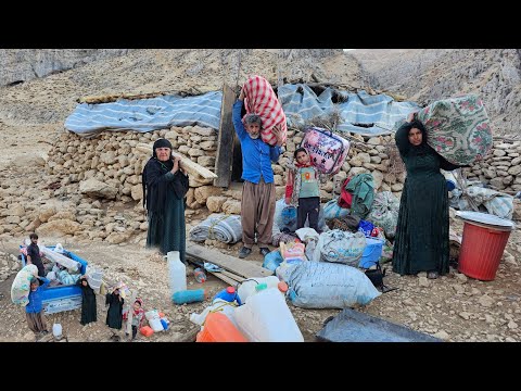 Nomadic Family's Kooch in Zagros Mountains – Visiting Grandma & Picking Fresh Herbs from the Garden