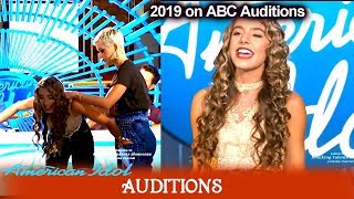 Peach Martine an Overachiever sings “Zombie”  Is She A Robot? | American Idol 2019 Auditions