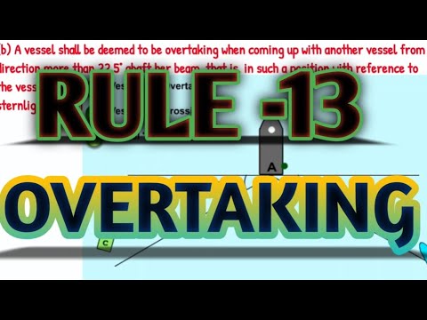 RULE -13 OVERTAKING ...