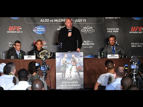 UFC 189 World Tour - London Press Conference Part 1
