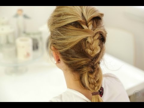 Brza FRIZURA:  BOHO vodopad PLETENICA  + vlog sa Kopaonika