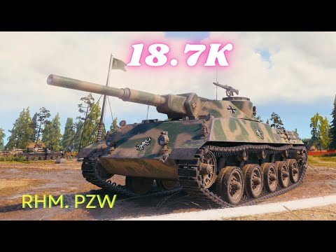 Rhm. Pzw  18.7K Spot Damage World of Tanks Replays