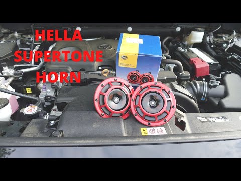 How To Install Hella Supertone Horns on my  2019 RAV4