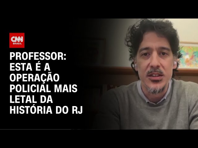 Esta é a operação policial mais letal da história do RJ, diz professor | CNN 360º