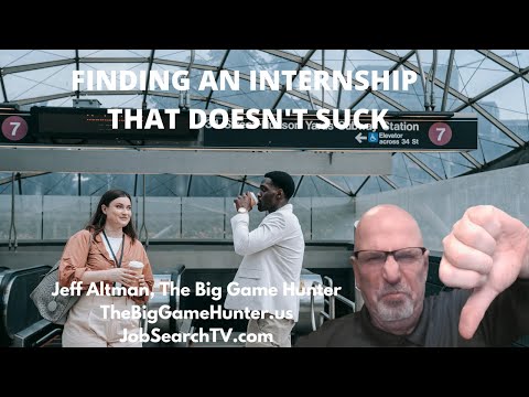 , title : 'Finding an Internship That Doesn't Suck | JobSearchTV.com'