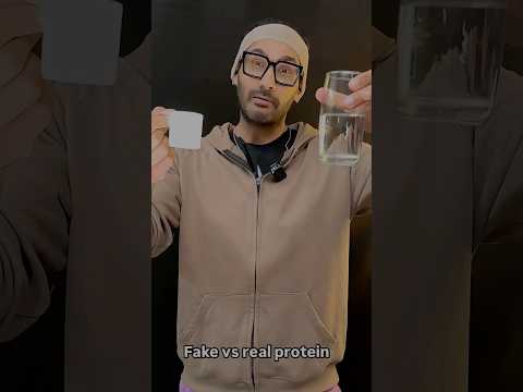 Original vs fake protein test at home