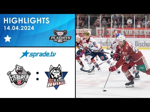 14.04.2024 - Highlights - Eisbären Regensburg vs. EC Kassel Huskies