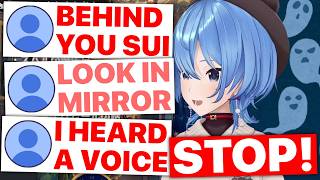 Chat Keeps Trying To Scare Suisei (Suisei /Hololive) [Eng Subs]